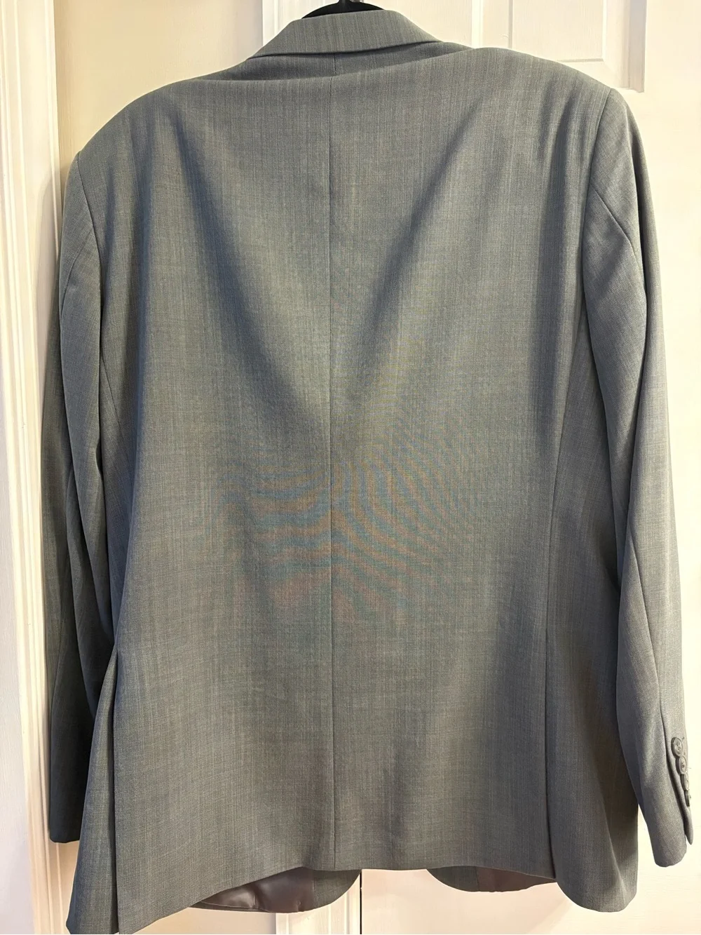 Men's Gray Haggar Travel Performance Suit - (Size 42R Jacket & 32” x 32” Pants)